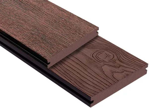 Террасная доска ДПК Outdoor 3D полнотелая STORM/OCEAN BROWN коричневая микс купить в Туране