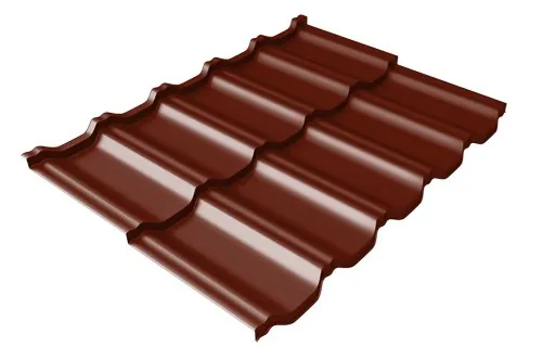 Металлочерепица модульная Квинта Uno Grand Line c 3D резом 0,5 Quarzit lite RAL 3005 красное вино купить в Туране