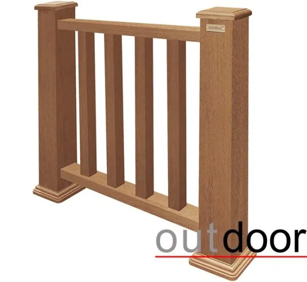 Ограждение из ДПК Outdoor Классик 3D STORM дуб купить в Туране