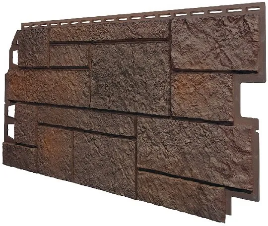Фасадная панель VOX Sandstone (Сандстоун) темно коричневый купить в Туране