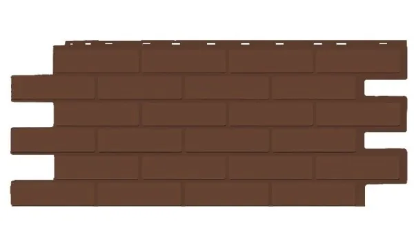 Фасадная панель T-Siding Кирпич Модерн Эко Браун купить в Туране