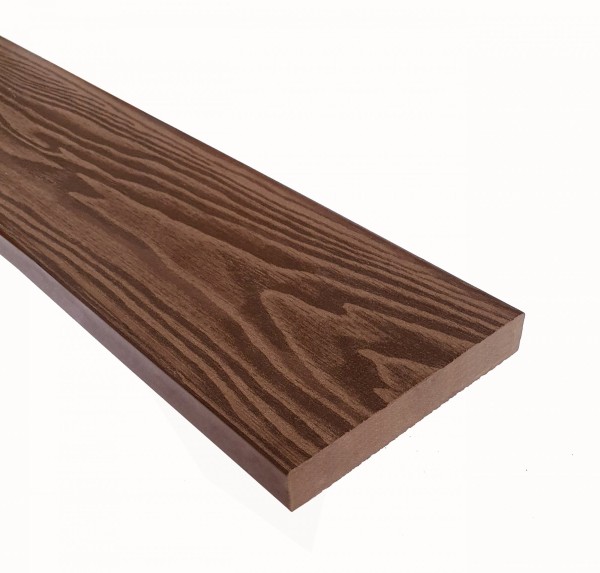 Террасная доска из ДПК Terrapol Смарт 3D Полнотелая без паза Орех Милано купить в Туране