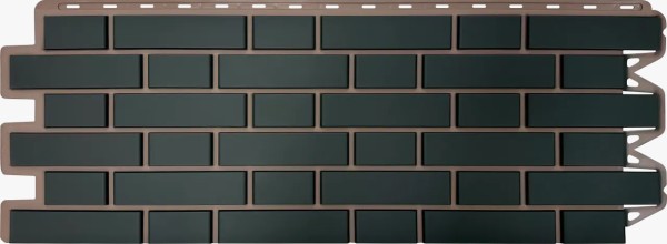 Фасадная панель Альта-Профиль, Кирпич Клинкерный, Графит купить в Туране