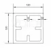 Столб SEQUOIA Evolution 3D WOOD GRAY купить в Туране