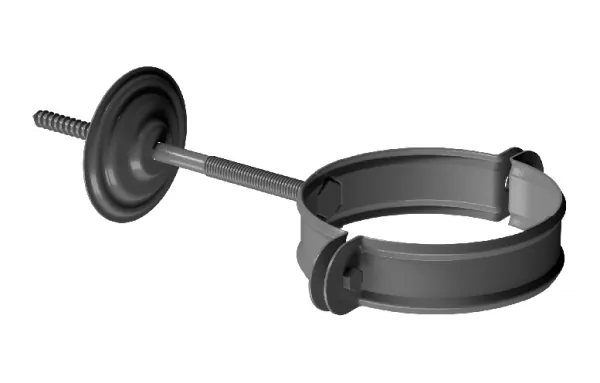 Хомут трубы D90 Döcke STAL PREMIUM Графит, (RAL 7024) купить в Туране
