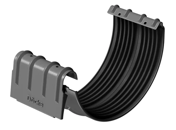 Соединитель желобов D125 Döcke STAL PREMIUM Графит, (RAL 7024) купить в Туране