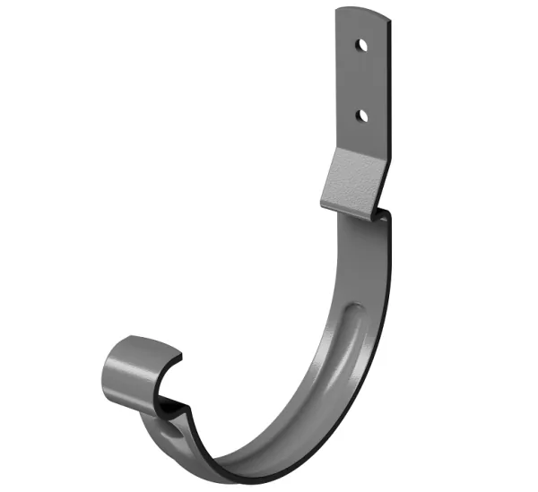 Карнизный крюк короткий (гнутый) D125 Döcke STAL PREMIUM Графит, (RAL 7024) купить в Туране