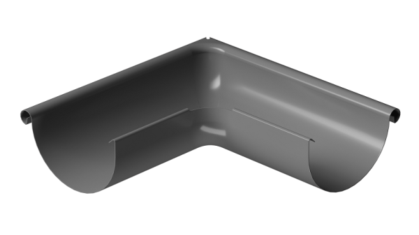 Угол внешний 90° D125 Döcke STAL PREMIUM Графит, (RAL 7024) купить в Туране