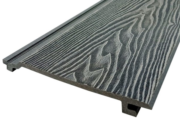 Сайдинг Darvolex 185x19x3000мм, 3D тиснение Серый купить в Туране