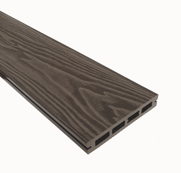 Террасная доска из ДПК Terrapol Смарт 3D Пустотелая с пазом Тик Киото купить в Туране