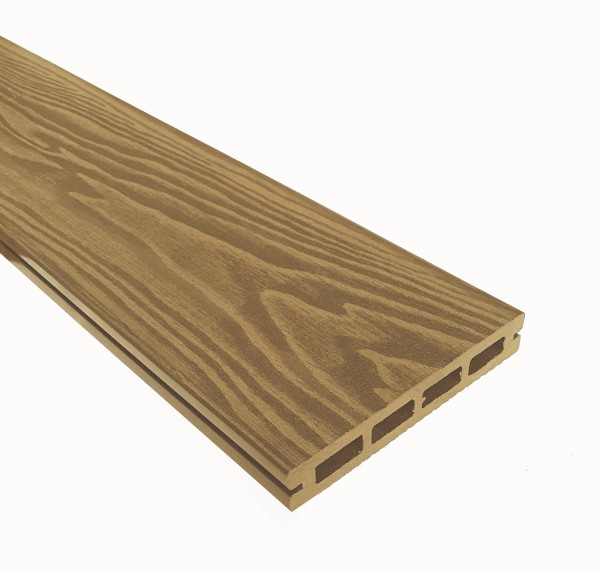Террасная доска из ДПК Terrapol Смарт 3D Пустотелая с пазом Дуб Севилья купить в Туране