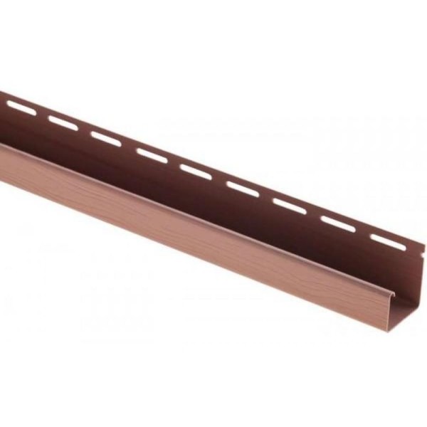 J-профиль Люкс Крашенный, T-15, ВН, Красно-коричневый купить в Туране