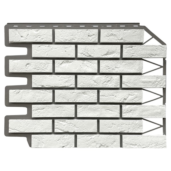 Фасадная панель FineBer, Кирпич Баварский, Белый купить в Туране