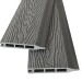 Заборная панель шип-паз EasyDecking Wood-Х 146х20 Серый купить в Туране