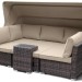 Диван-Трансформер AFINA плетеный из иск. ротанга AFM-320B Brown купить в Туране