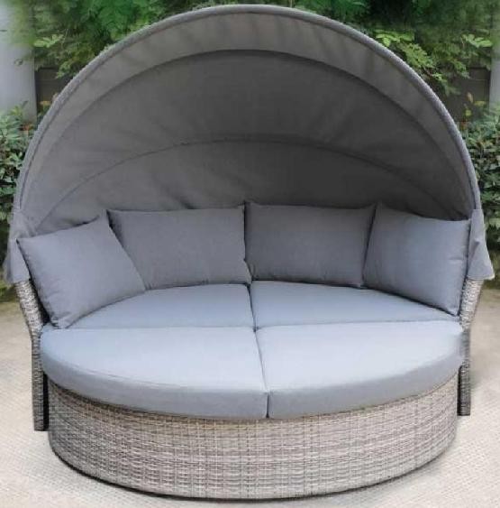 Диван-Трансформер AFINA плетеный из иск. ротанга AFM-325G Grey купить в Туране