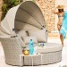 Диван-Трансформер AFINA плетеный из иск. ротанга AFM-325 Beige купить в Туране