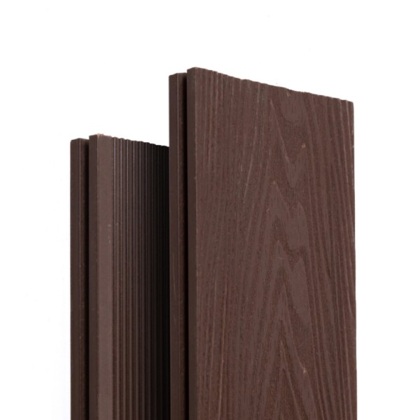 Террасная доска Ecodecking Экстра 3D полнотелая Венге купить в Туране