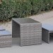 Диван-Трансформер AFINA плетеный из иск. ротанга S330G-W78 Grey купить в Туране