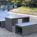 Диван-Трансформер AFINA плетеный из иск. ротанга S330G-W78 Grey купить в Туране