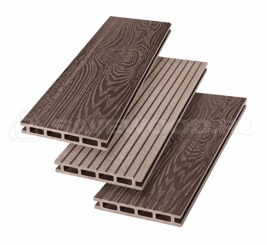 Террасная доска из ДПК SW Carpinus (T) — двухсторонняя терракотовый купить в Туране