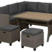 Комплект мебели AFINA плетеной из иск. ротанга AFM-307G-Grey купить в Туране