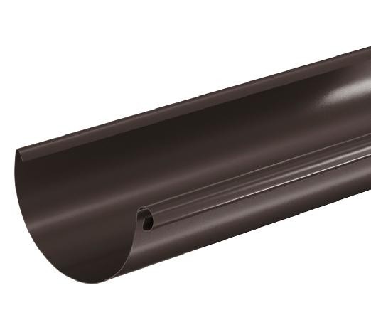 Водосток Aquasistem, система 125x90 - Водосточный желоб 3.00м RR 32 Тёмно Коричневый купить в Туране