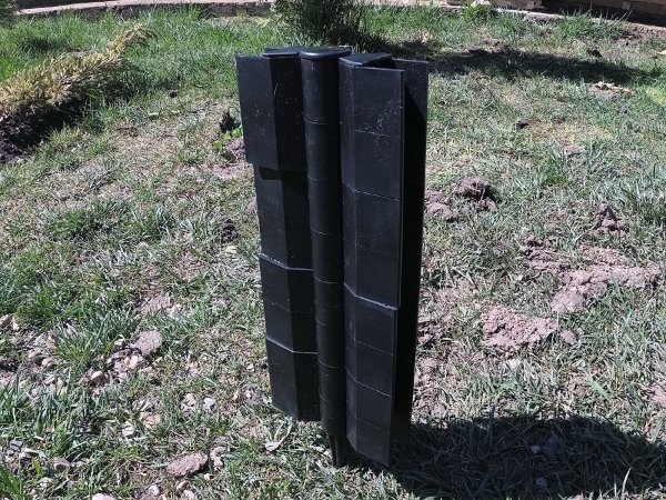 Угловой элемент поворотный, пластиковый от 60° до 300° для доски 300х30 мм из ДПК чёрный Holzhof купить в Туране