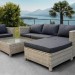 Комплект мебели AFINA плетеной из иск. ротанга YR821G Grey/Grey купить в Туране