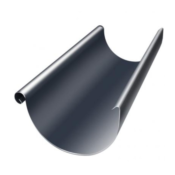 Водосток Grand Line 150x100 – Полукруглый желоб 3 метра RAL 7024 купить в Туране