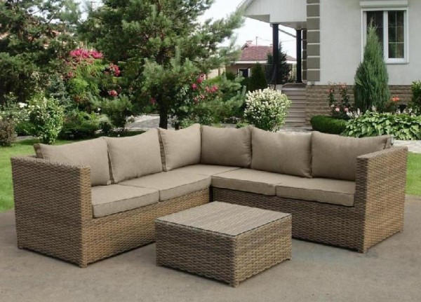 Комплект мебели AFINA плетеной из иск. ротанга YR825B Beige купить в Туране