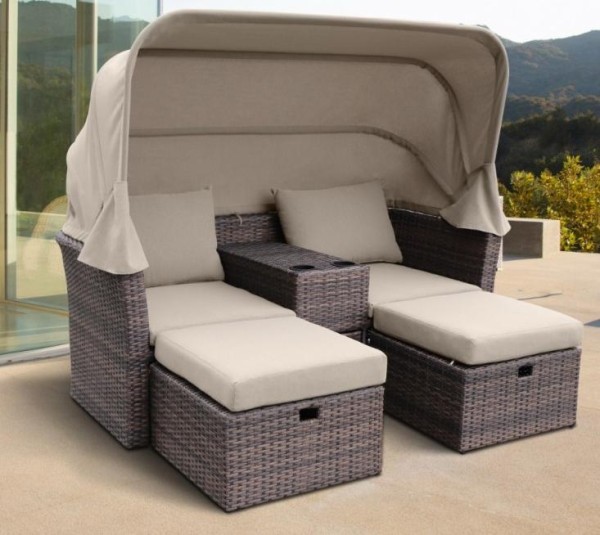 Комплект мебели AFINA плетеной из иск. ротанга AFM-330B Brown купить в Туране