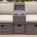 Комплект мебели AFINA плетеной из иск. ротанга AFM-330B Brown купить в Туране