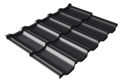 Металлочерепица модульная Квинта Uno Grand Line c 3D резом 0,5 Rooftop Matte RAL 9005 черный купить в Туране