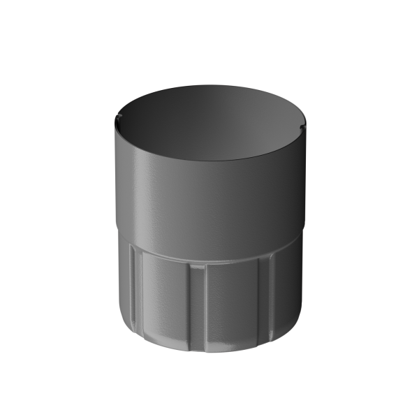 Муфта соединительная для водостока Döcke STAL PREMIUM, Графит купить в Туране