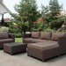 Комплект мебели AFINA плетеной из иск. ротанга YR821A Brown/Beige купить в Туране