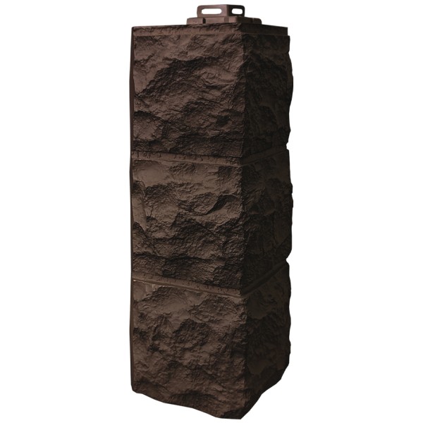 Угол Фасайдинг Серия «Доломит» Тёмно Коричневый купить в Туране