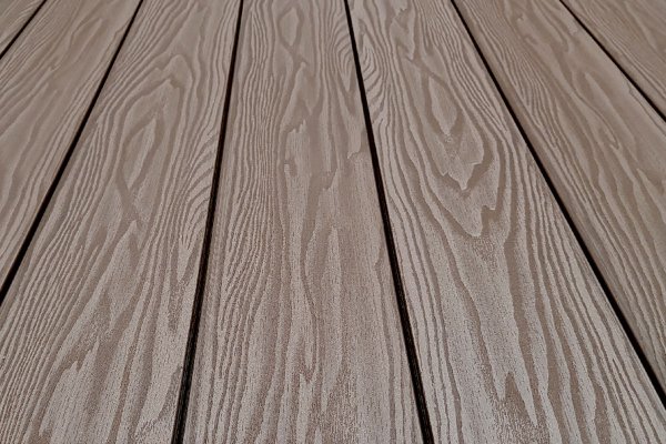 Террасная доска из ДПК Terrapol Смарт 3D Полнотелая с пазом Тик Киото купить в Туране