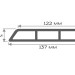 Доска Ромбус 3D ДПК Outdoor STORM GREY серая микс купить в Туране