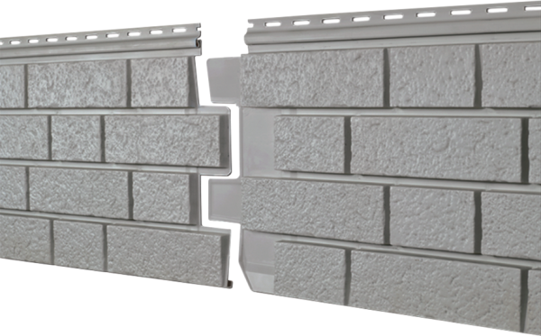 Фасадная панель Ю-пласт Стоун Хаус S-Lock Клинкер Нордик дым купить в Туране