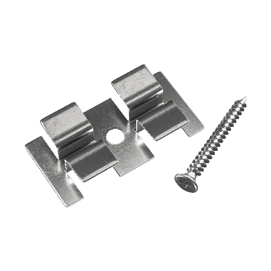 Клипса с саморезом, Grinder шовный монтаж 5 mm купить в Туране