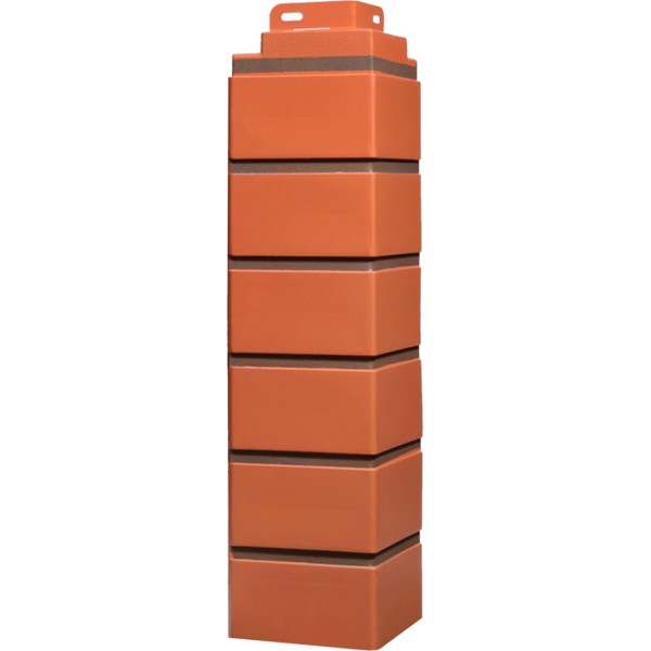 Угол Фасайдинг Серия  «Кирпич клинкерный» Керамический купить в Туране