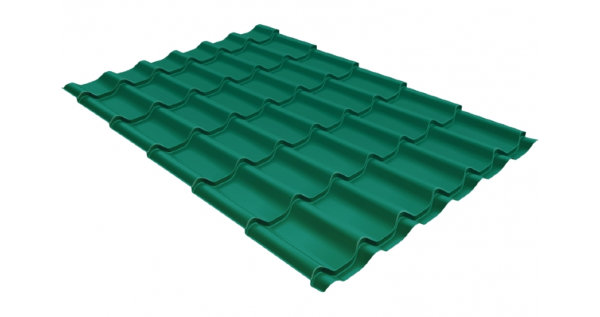 Металлочерепица классик 0,5 Satin RAL 5021 купить в Туране