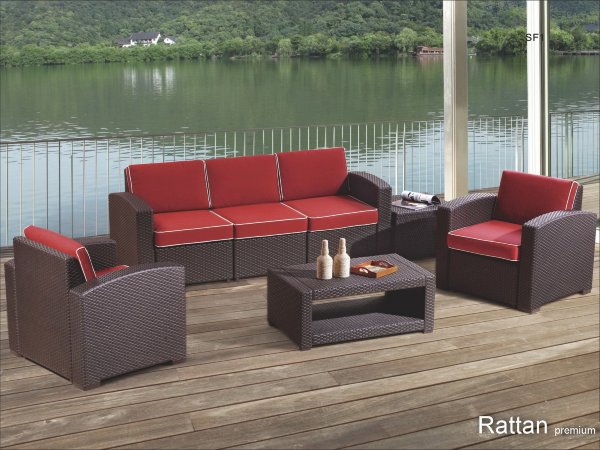 Уличные диваны и кресла коллекции Rattan Premium 5  купить в Туране