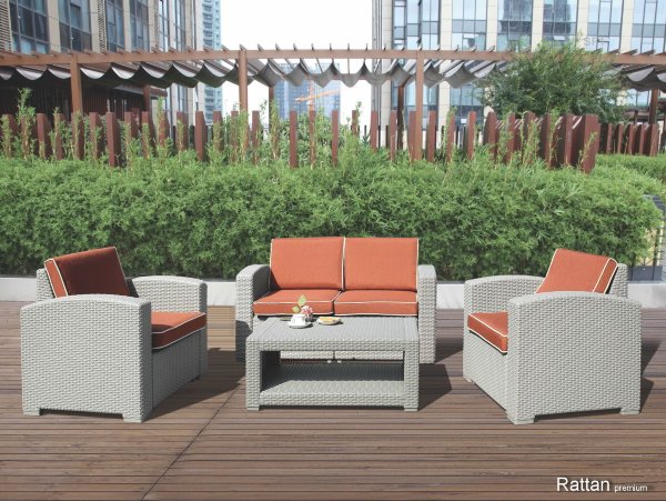 Уличные диваны и кресла коллекции Rattan Premium 4 купить в Туране