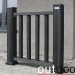 Ограждение из ДПК Outdoor Классик 3D STORM чёрный купить в Туране