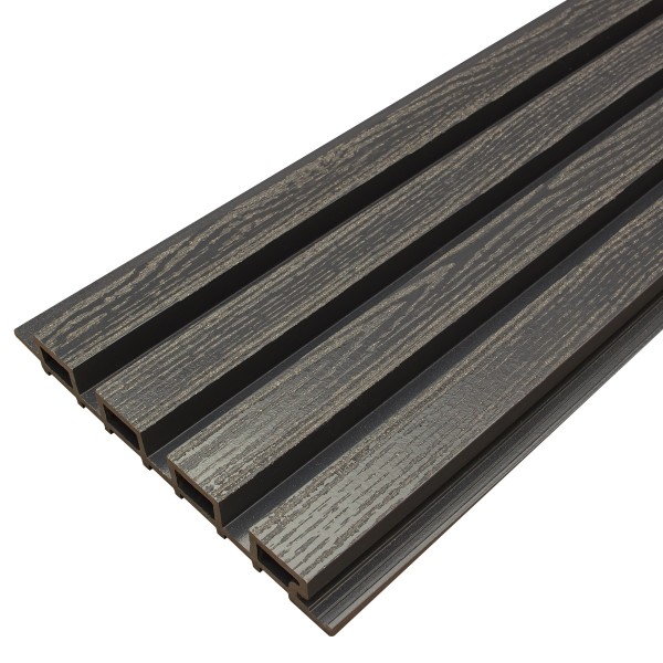 Фасадная доска из ДПК Faynag Wood Рейка Мокрый Асфальт купить в Туране