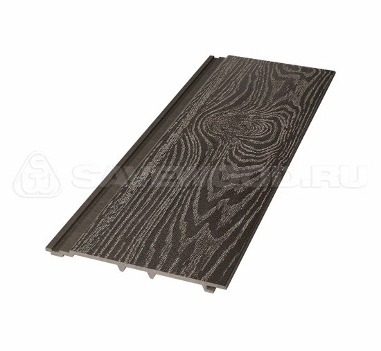 Сайдинг из дпк savewood sw-cedrus тангенциальный распил темно-коричневый купить в Туране