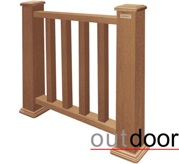 Ограждение из ДПК Outdoor Классик 3D STORM дуб купить в Туране
