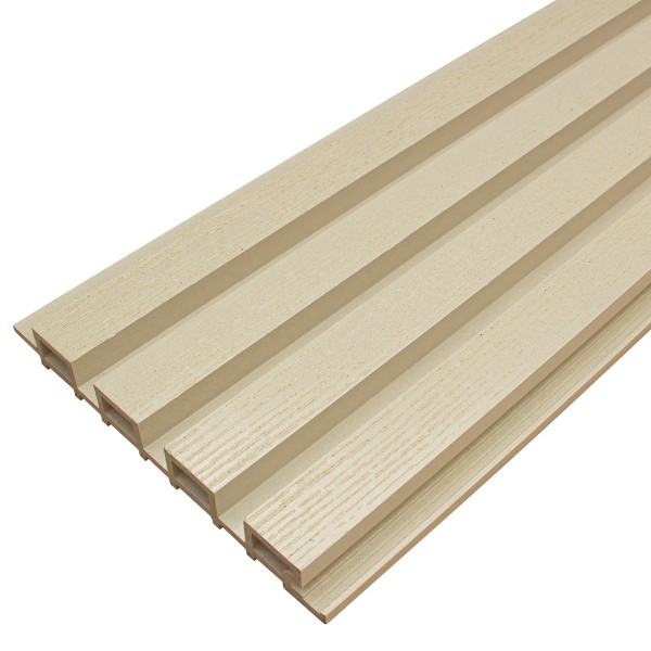 Фасадная доска из ДПК Faynag Wood Рейка Слоновая кость купить в Туране